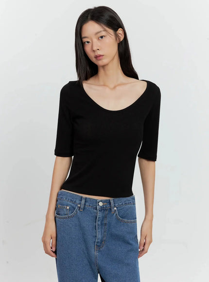 basic-3-4-sleeve-top-il528