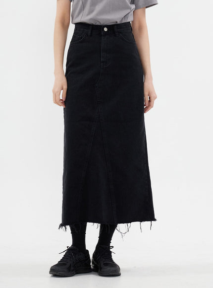 Denim Maxi Skirt CM3