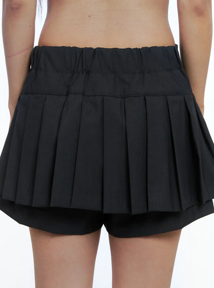 trendy-pleated-mini-skirt-cs504