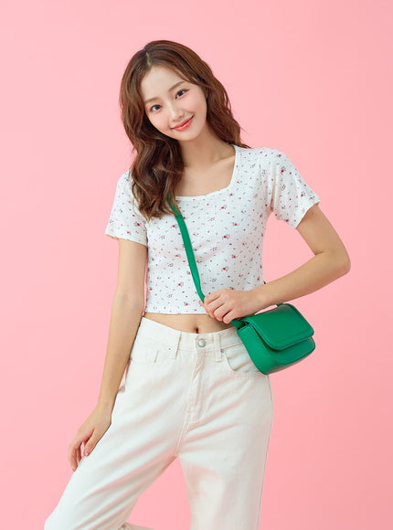 Basic Semi Wide Cotten Pants BG04