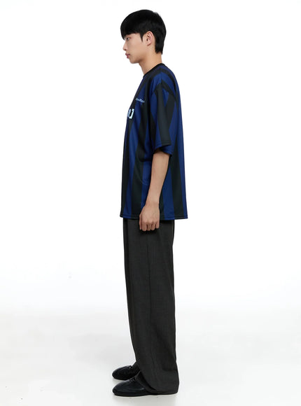 Men's Pintuck Wide-Leg Pants IG520