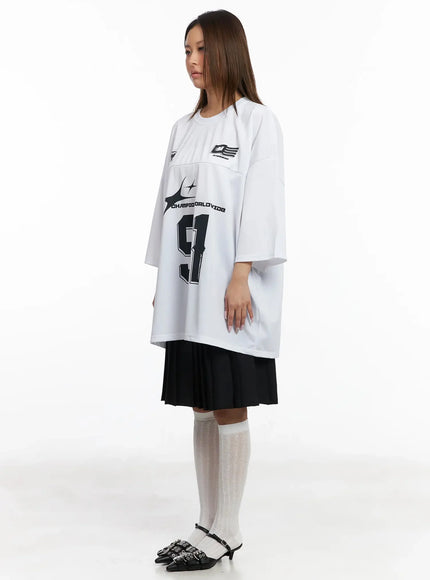 Oversized Jersey Tee IY504