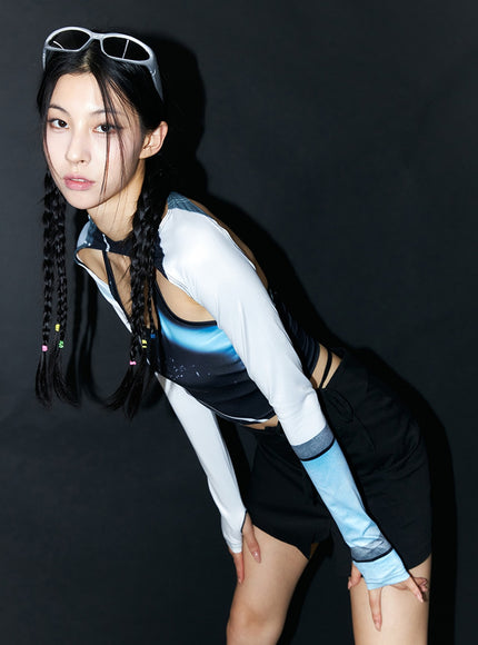 waist-strap-mini-skirt-is327