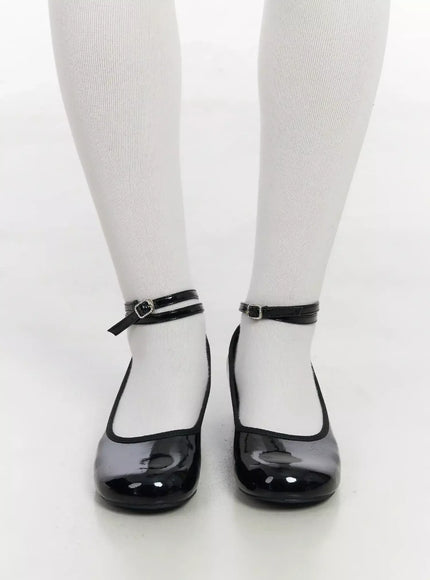 Double Strap Ballet Flats IM502