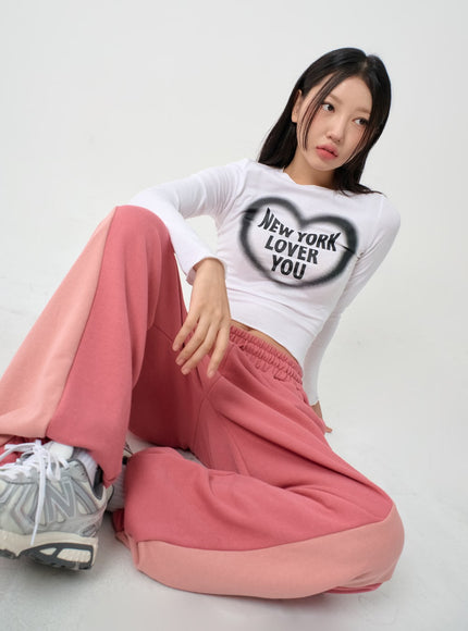 T-shirt court à manches longues Wave New York IS06