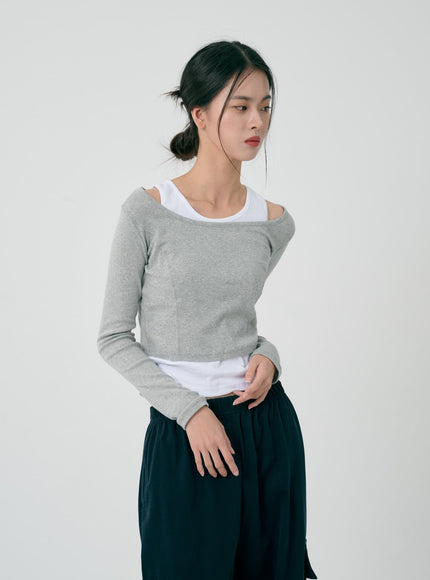 Round Neck Sleeveless Top ID08