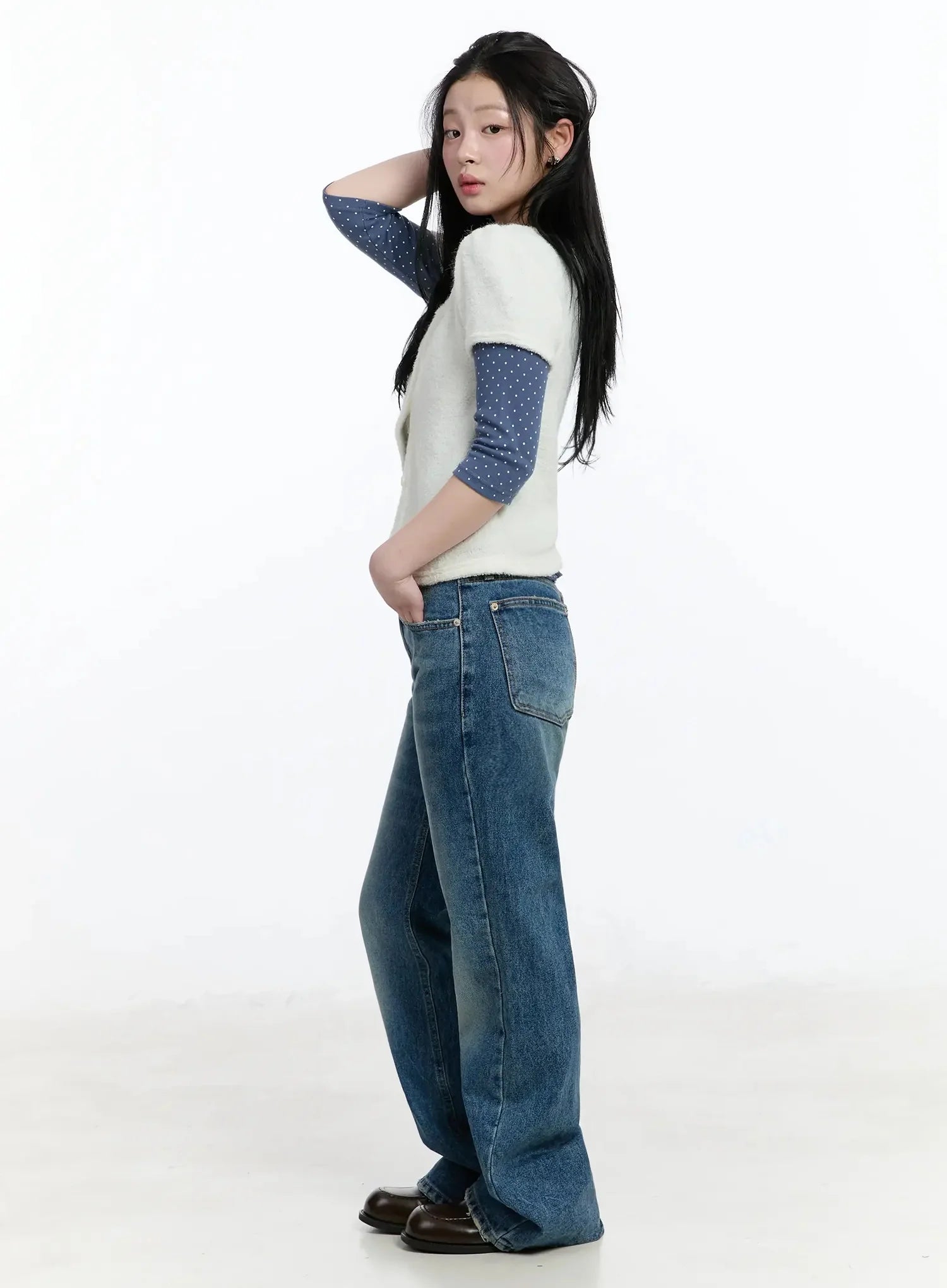 textured-knit-shoulder-puff-short-sleevecardigan-im513