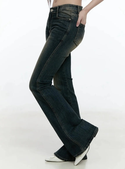 karla-vintage-logo-flare-jeans-io520