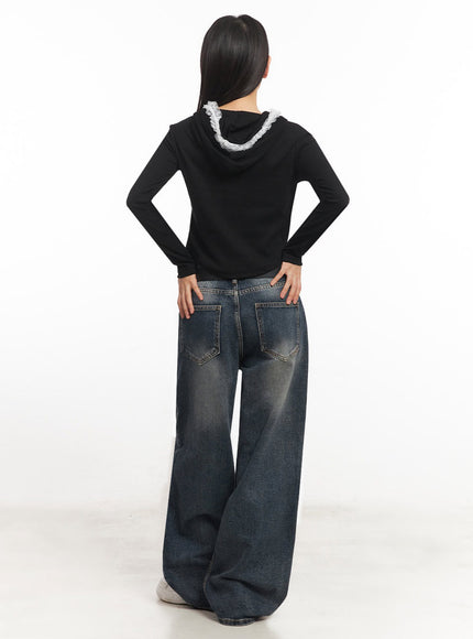 lace-trim-crop-hoodie-ia524