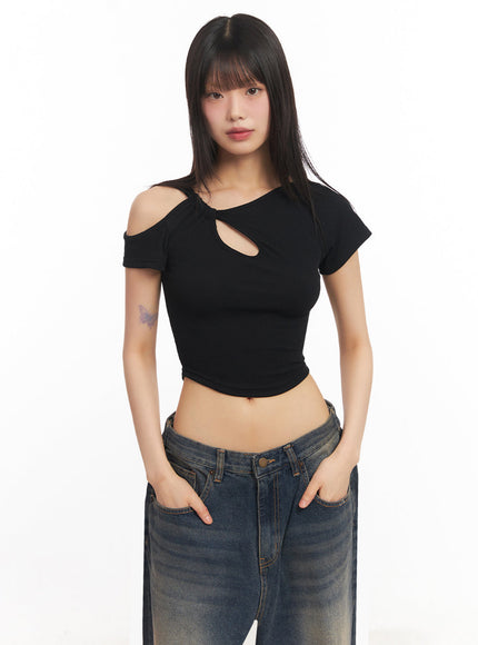 asymmetric-cut-out-crop-top-iy502