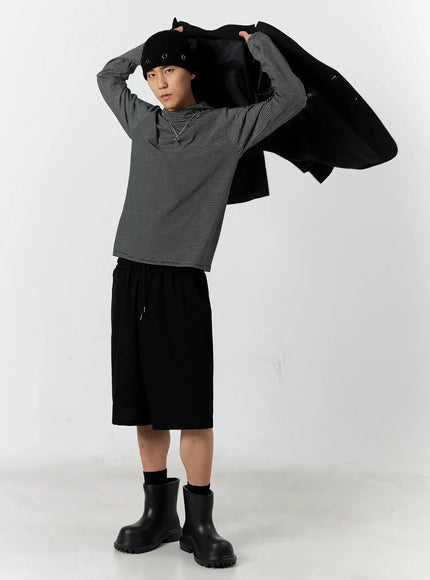 Men's Ribbed Eyelet Beanie IS502