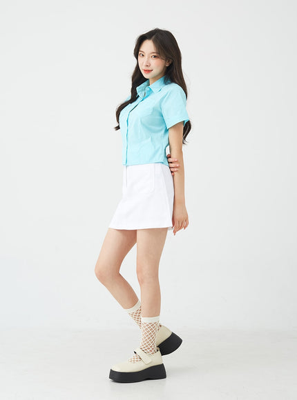 Span Line Short Sleeve Shirt BG08