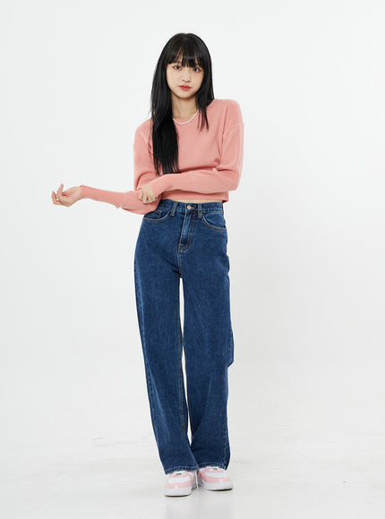 Basic Long Denim Pants BS28