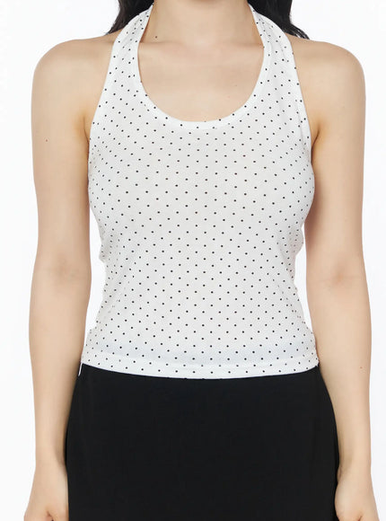 polka-dot-halter-layered-set-cd805