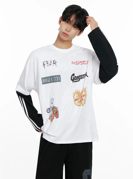 mens-graphic-layered-long-sleeve-top-io516