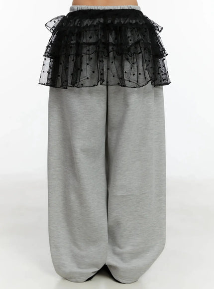 layered-star-mesh-skirt-id525