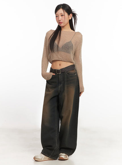 mesh-back-strap-knit-crop-top-ia521