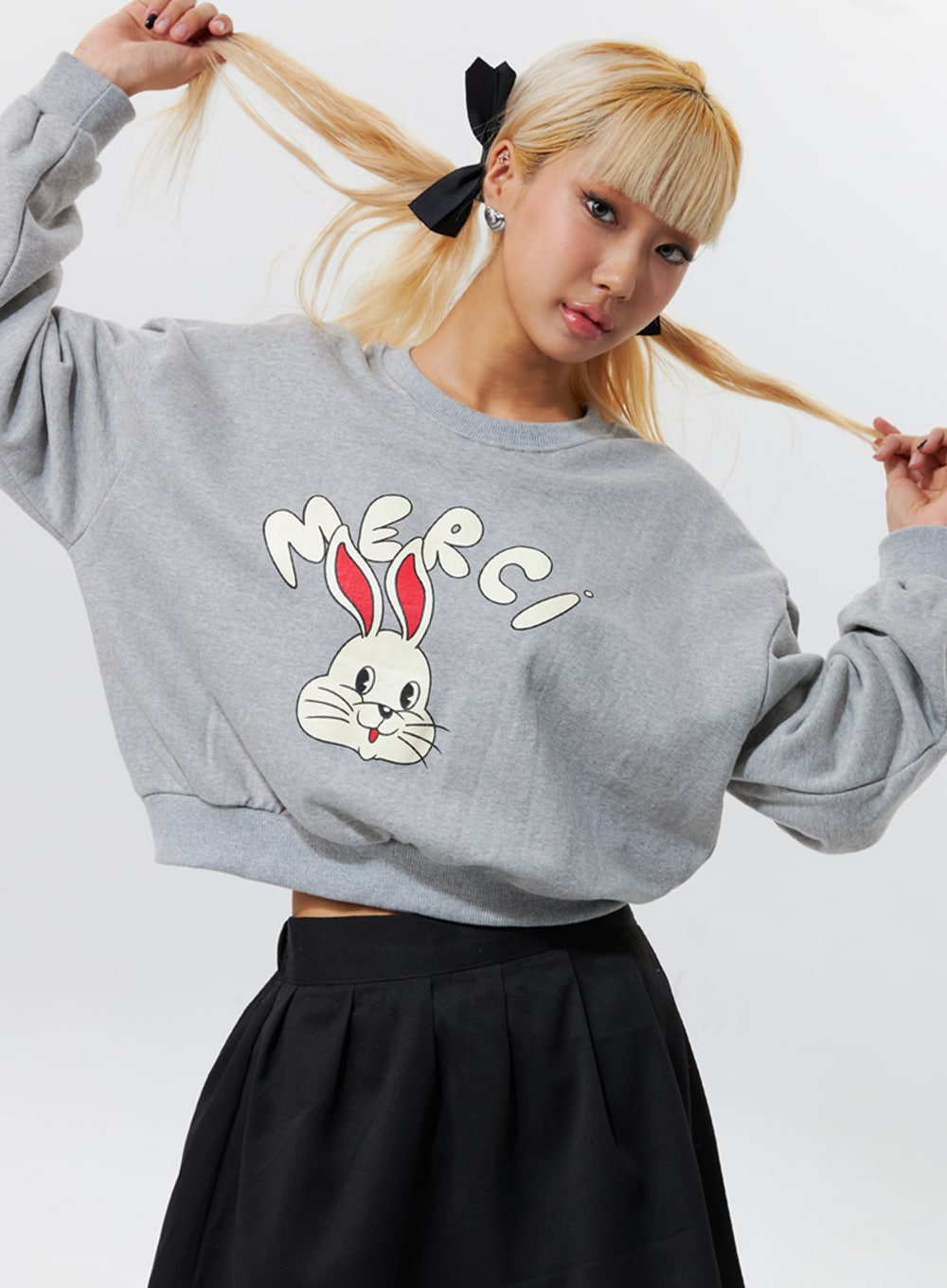 Lazy oaf eyes crop sweatshirt best sale