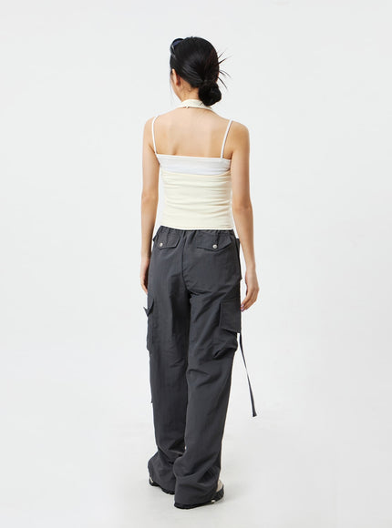 Haut en tricot à bretelles CM324