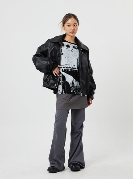 Oversized Nylon Jacket Unisex CF316