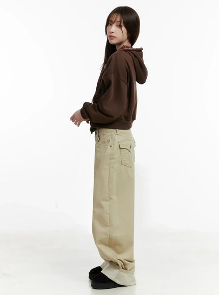 wide-herringbone-fleece-lined-pants-ij521