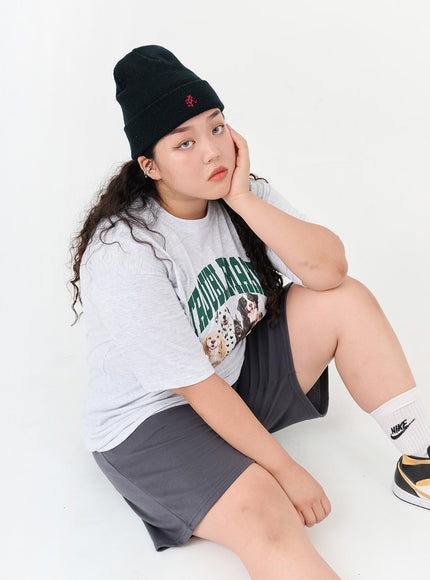 Plus Basic Bending Half Pants IG09