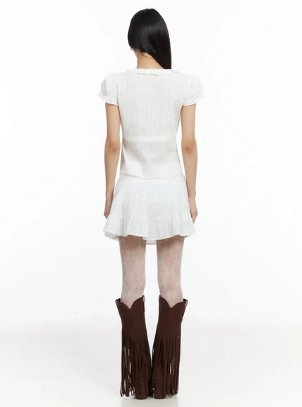 ruffled-ribbon-tie-short-sleeve-blouse-im530