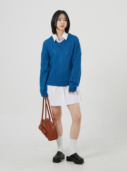 Twin Pocket Shoulder Bag OM306