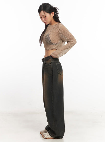 mesh-back-strap-knit-crop-top-ia521