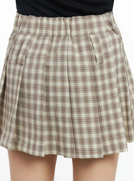 checkered-pleated-skirt-im530