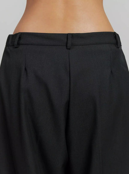 Relaxed Fit Wide-Leg Trousers IJ502