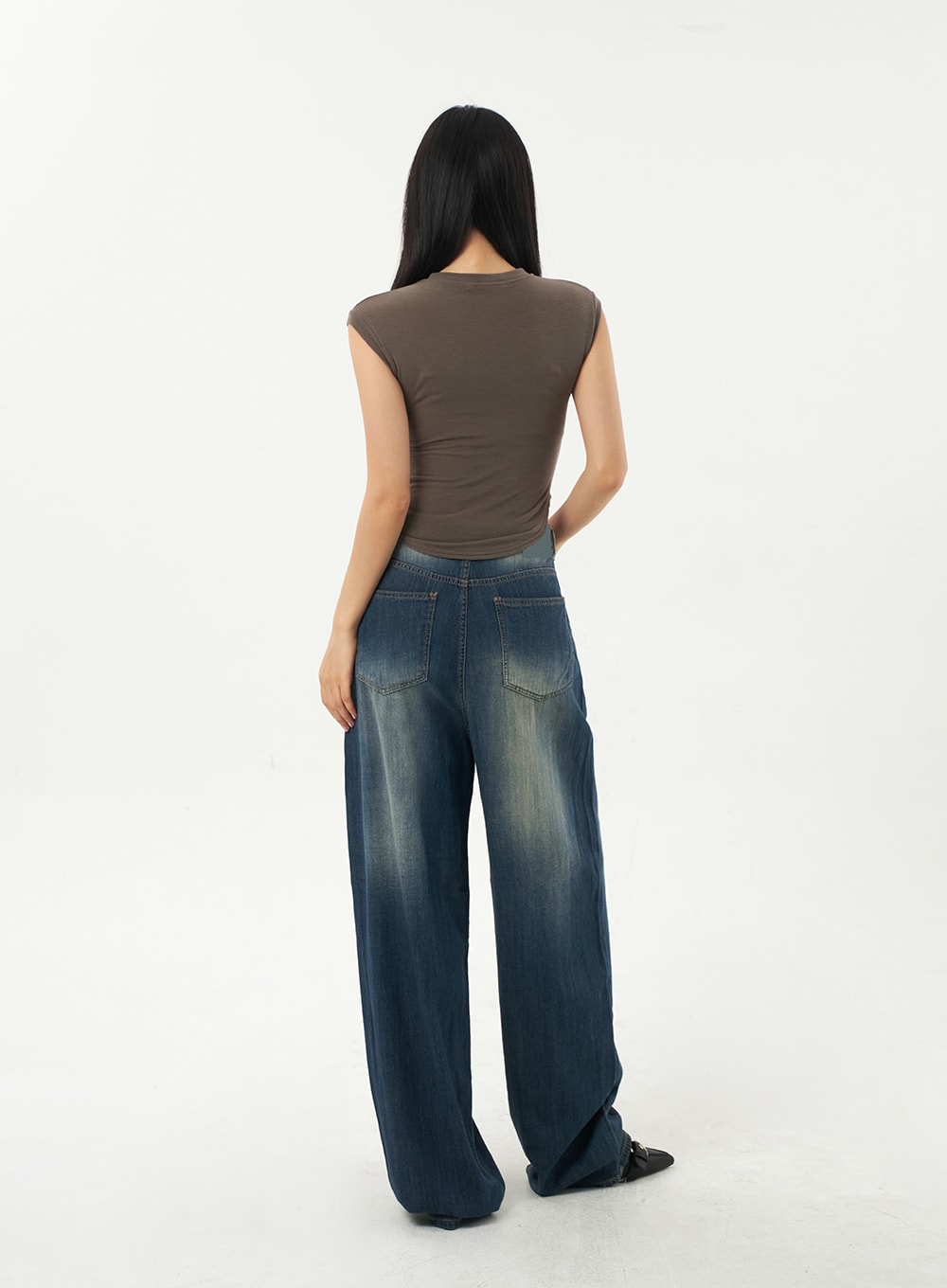 LOW RISE SUPER WIDE LEG