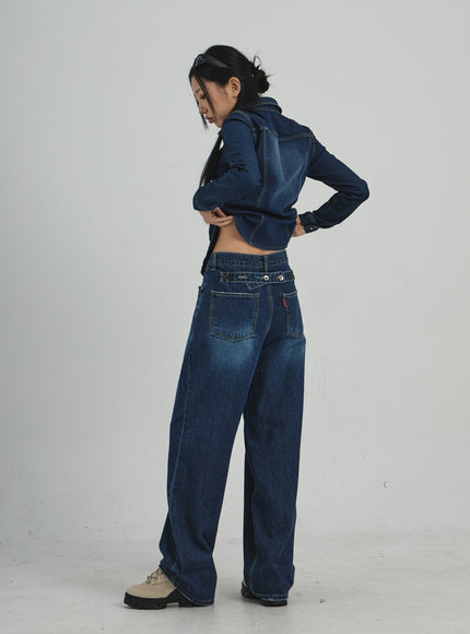 Button Denim Shirt CD09