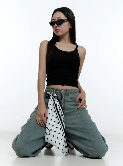 polka-dot-graphic-scarf-cu527