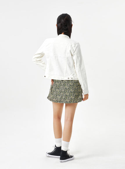 Button Cotton Jacket CA314