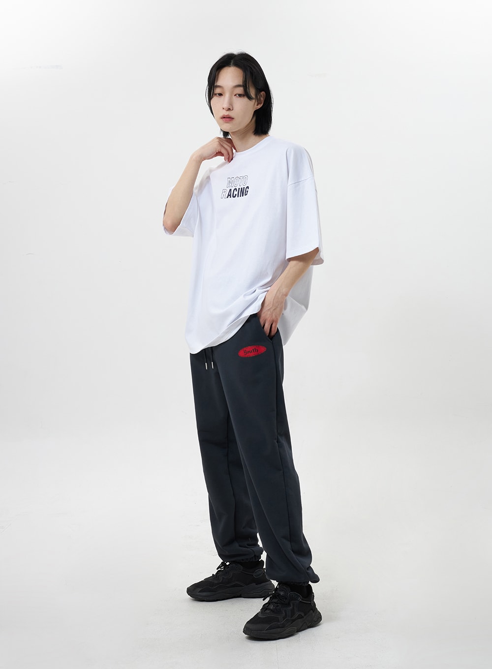 Graphic Track Pants Unisex CY319