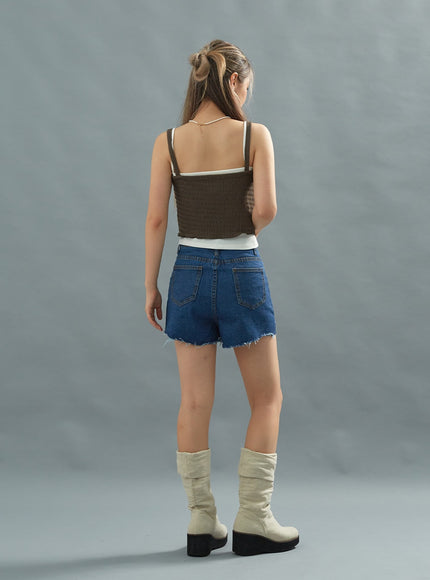 Denim Short Pants CU22