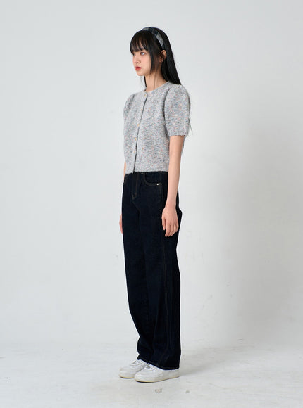 Gerade geschnittene Raw-Denim-Hose ON29