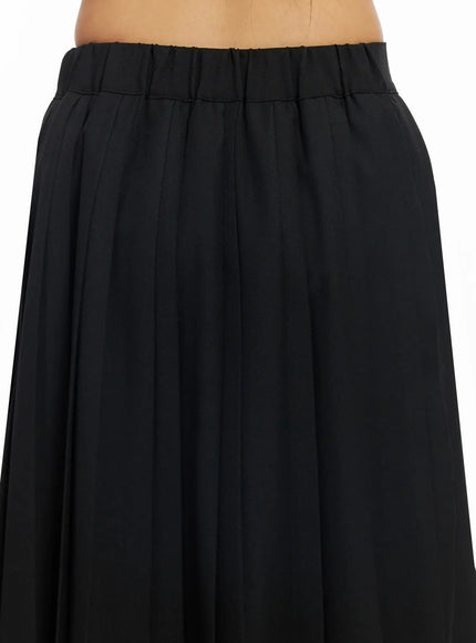 Pleated Midi Skirt IY504