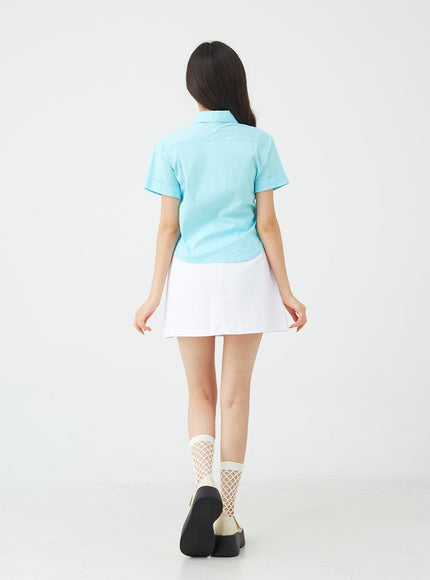 Span Line Short Sleeve Shirt BG08