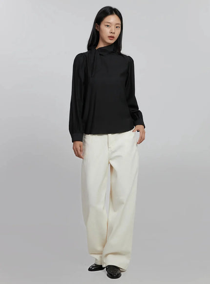 high-neck-tie-blouse-id504