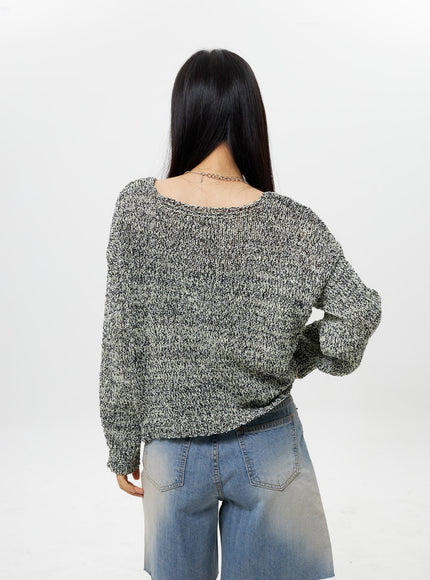 Ripped Sweater IY312