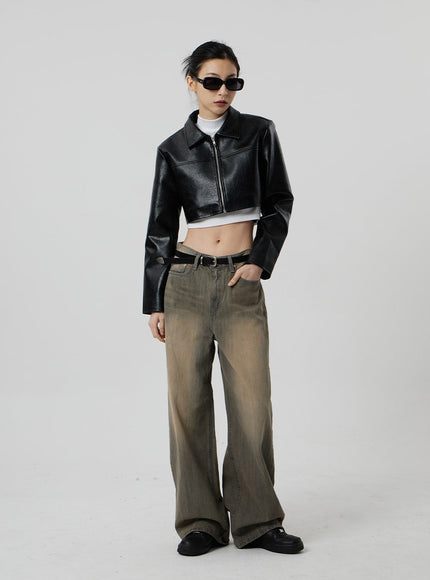 Jean baggy délavé vintage CF307