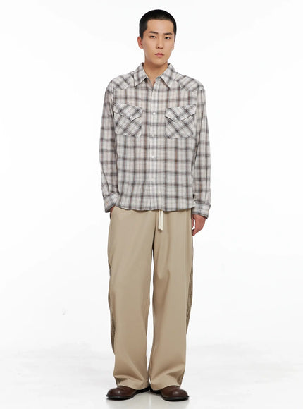 mens-side-plaid-drawstring-pants-ig529
