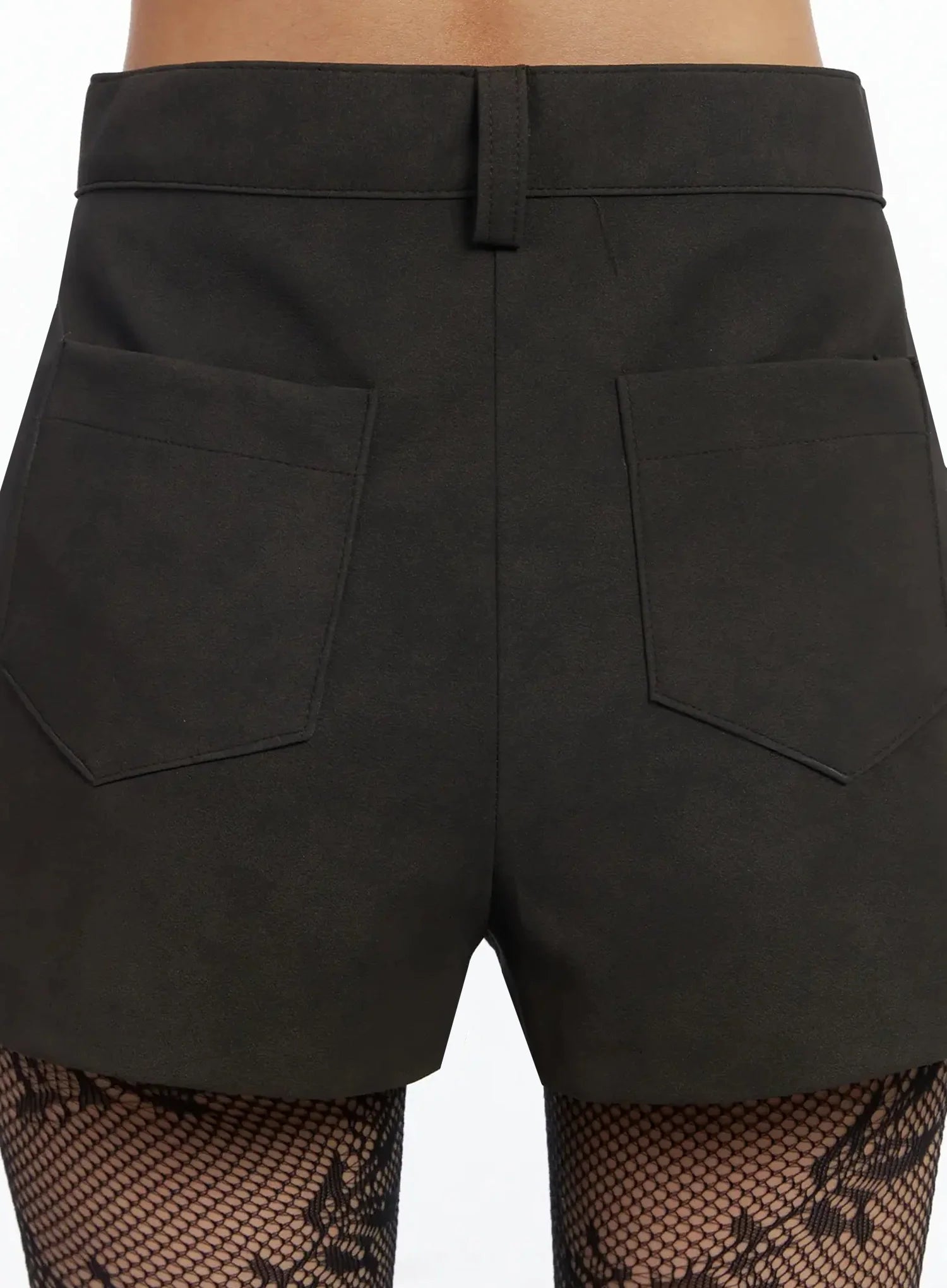 Studded Leather Shorts IM530