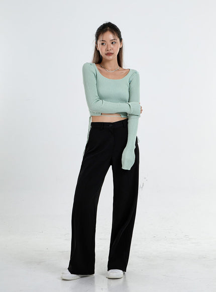 Basic Wide Tailored Pants CO06