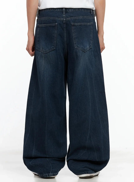 Men's Dark-Wash Vintage Jeans IL516