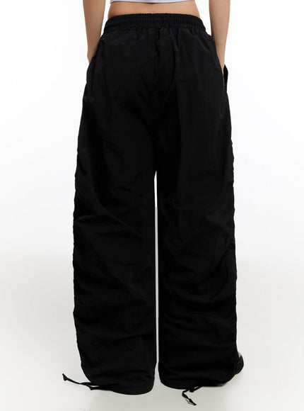 adjustable-wide-leg-nylon-pants-iu509