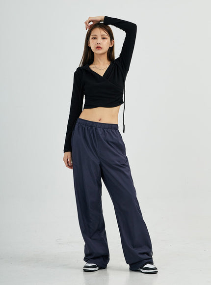 Wrap Crop Hoodie CS27