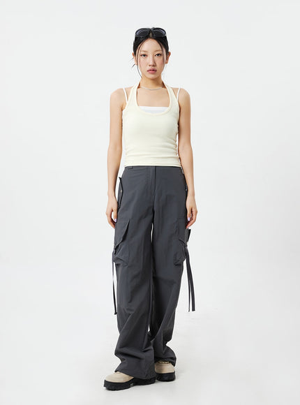 Haut en tricot à bretelles CM324